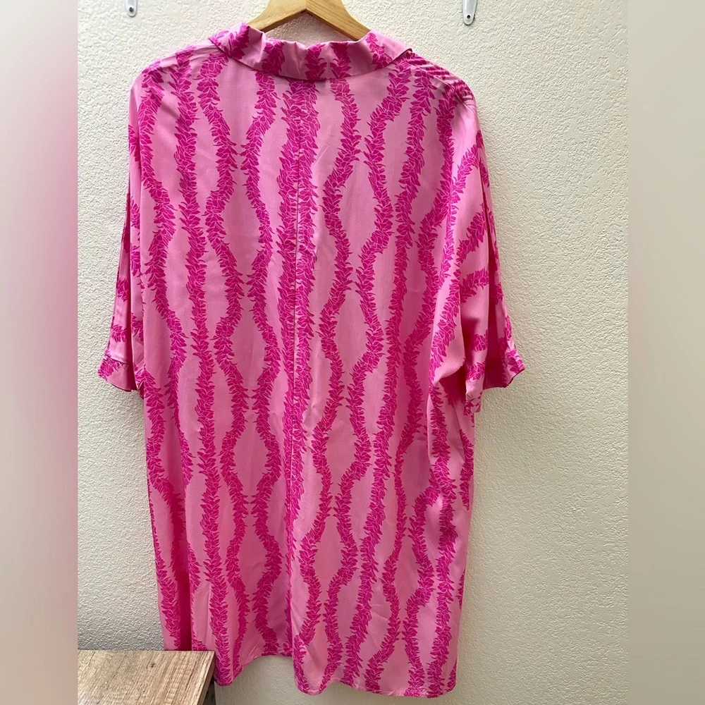 Lexbreezy Aloha Button Down Dress Size M - Picture 5 of 7
